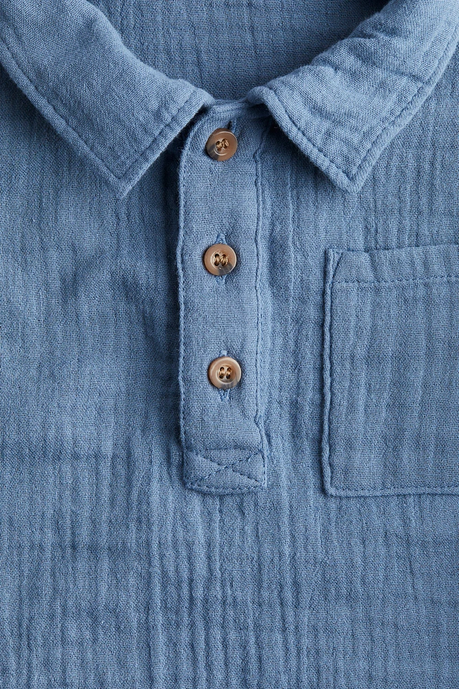 Cotton Muslin Shirt