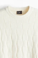 Regular Fit Textured-Knit Sweater