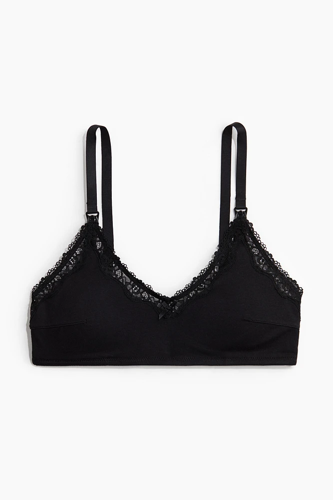 MAMA Padded Cotton Nursing Bra