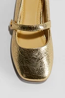 Shimmery Ballet Flats