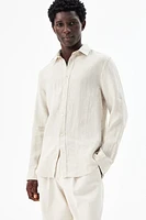 Regular-Fit Linen Shirt