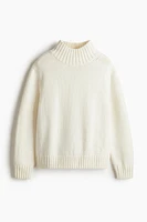 Regular Fit Mock Turtleneck Sweater