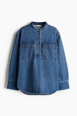 Loose-Fit Denim Shirt