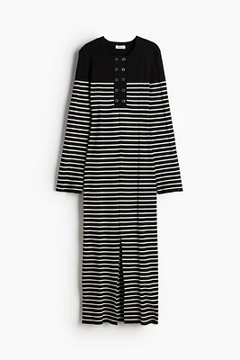 Long Rib-knit Dress