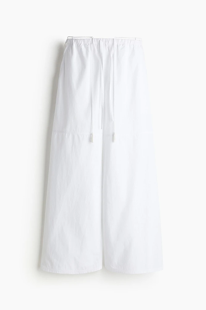 Pantalon ample en coton