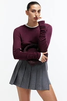 Fine-Knit Wool Sweater