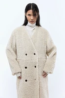 Teddy Fleece Maxi Coat