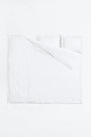 Cotton Percale King/Queen Duvet Cover Set