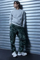 Loose Fit Parachute Cargo Pants