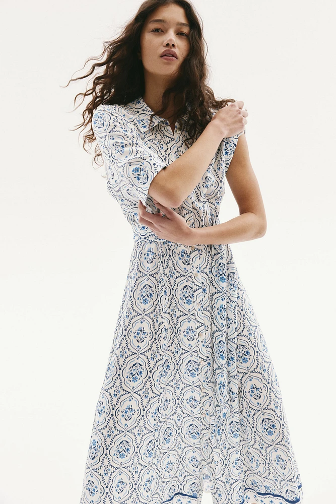 Tie-belt Shirt Dress