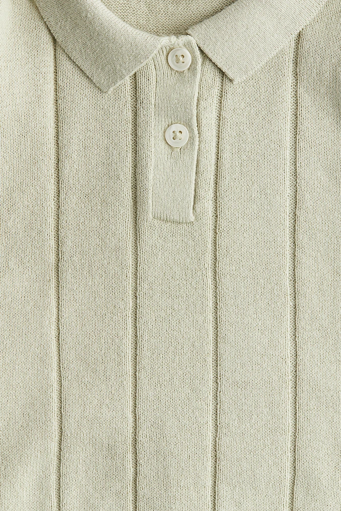 Knit Polo Shirt