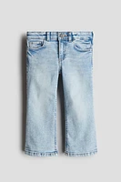 Cropped Flared Leg Jeans