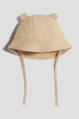 Ear-detail Sun Hat