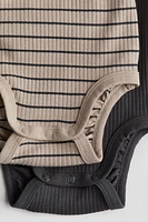 Lot de 2 maillots côtelés à col roulé