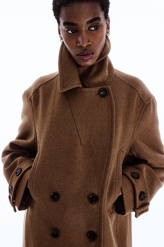 Wool-Blend Coat