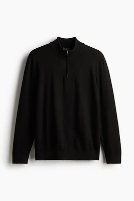 Slim Fit Half-zip Sweater