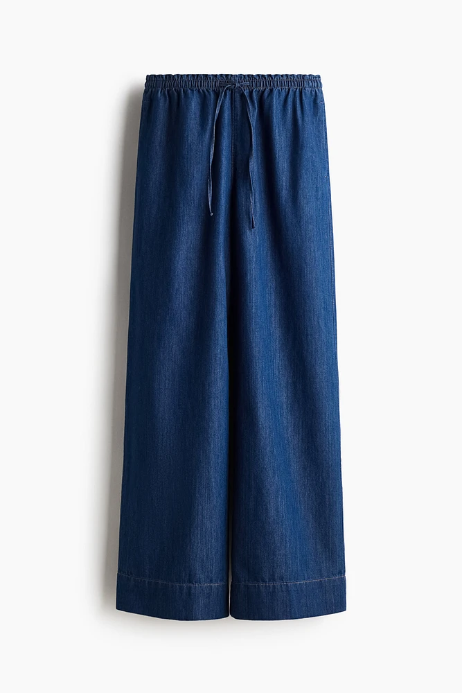 Denim Pull-on Pants