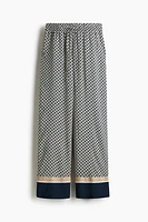 Wide-cut Pull-on Pants