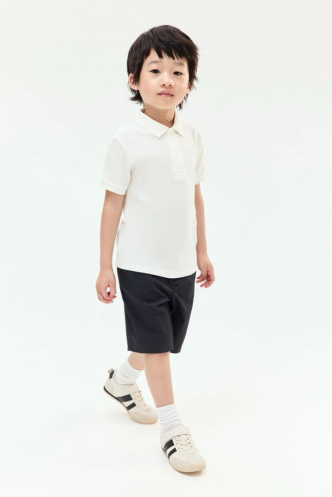 Cotton Pique Polo Shirt