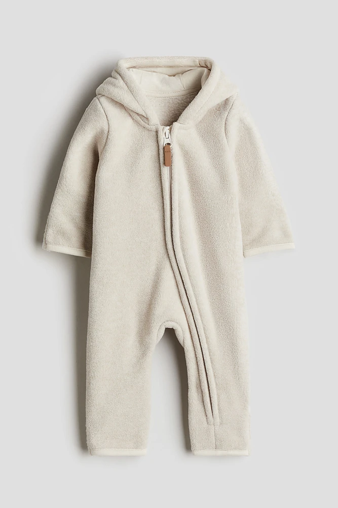 Hooded Fleece Jumpsuit