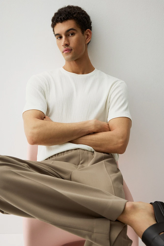Regular-Fit Textured T-Shirt