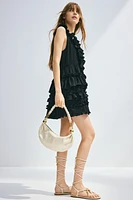 Ruffle-Trimmed Dress