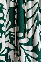 Robe longue à manches bouffantes