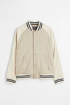 Satin Baseball Jacket