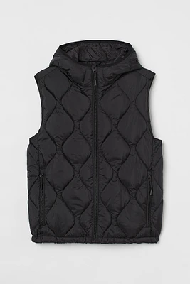 Quilted Lightweight Hooded Vest