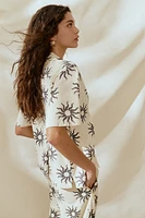 Chemise ample avec col cubain