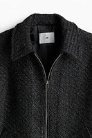 Regular Fit Tweed overshirt