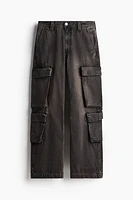 Bootcut Loose Cargo Jeans