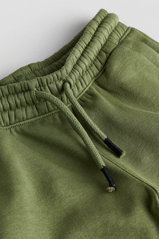 Brushed-Inside Cargo Joggers
