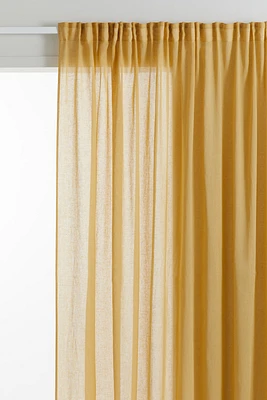 1-pack Wide Linen-blend Curtain Panel