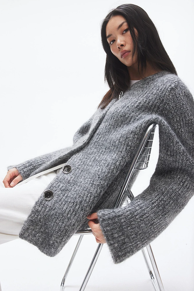 Mohair-Blend Cardigan