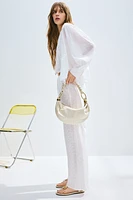Straight-Leg Drawstring Pants