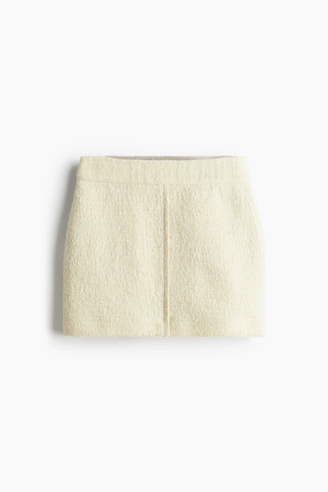 Wool-Blend Mini Skirt