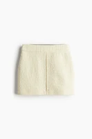 Wool-Blend Mini Skirt