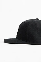 Cap with Embroidered Motif