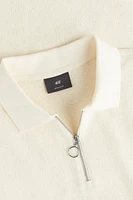 Regular Fit Half-zip Polo Shirt