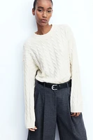 Cable-Knit Sweater