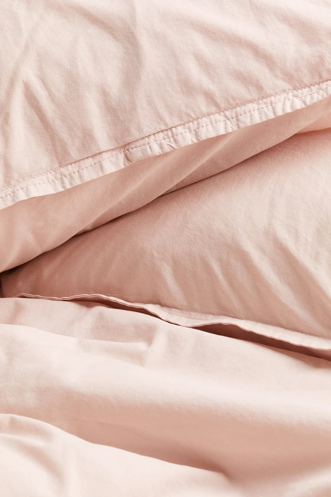 Washed Cotton King/Queen Duvet Cover Set