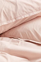 Washed Cotton King/Queen Duvet Cover Set