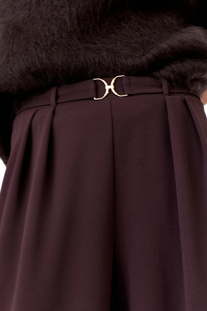 Buckle-detail Dress Pants