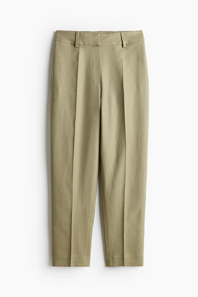 Linen-blend Pants