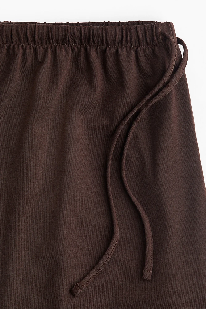 Pantalon droit avec cordon de serrage