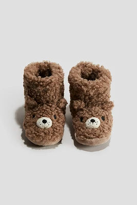 Soft-Sole Fluffy Slippers