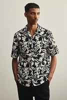 Regular Fit Patterned Resort Shirt