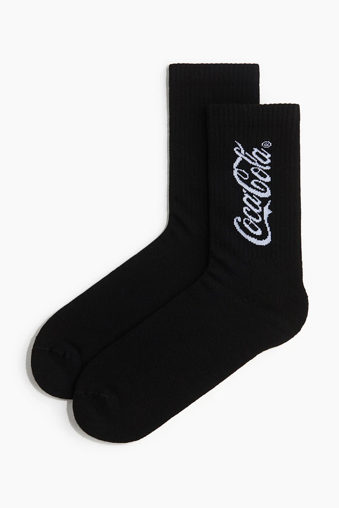 Chaussettes avec motif