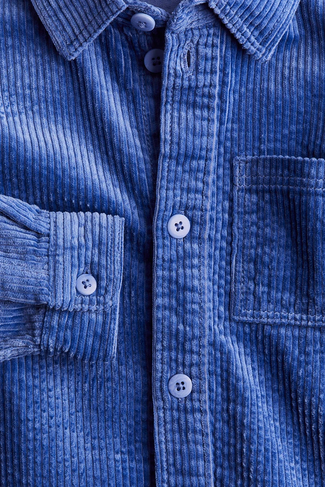 Cotton Corduroy Shacket